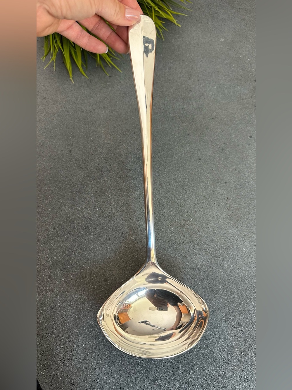 Vintage Silver-Tone Decorative Ladle - Home Accents.